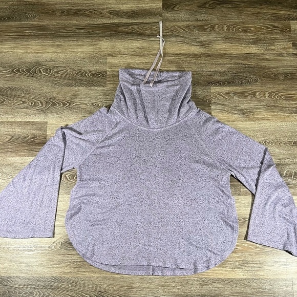 Gilligan & O’malley Lavender Double Drawstring Sweatshirt Athleisure Size XXL - Picture 1 of 7